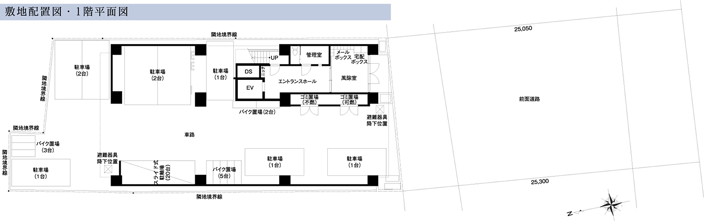 敷地配置図